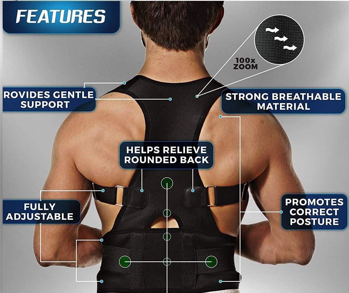 Magnetic Posture Corrector & Back Support Belt for Men & Women
