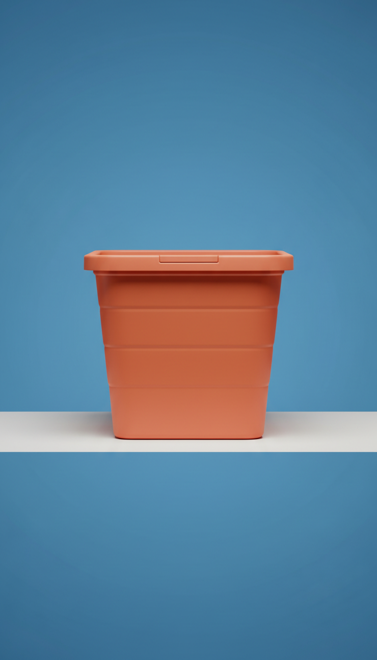 Collapsible Storage Bin with Handles