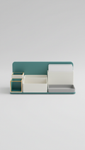 Multi-Compartment Desk Organizer with Drawer